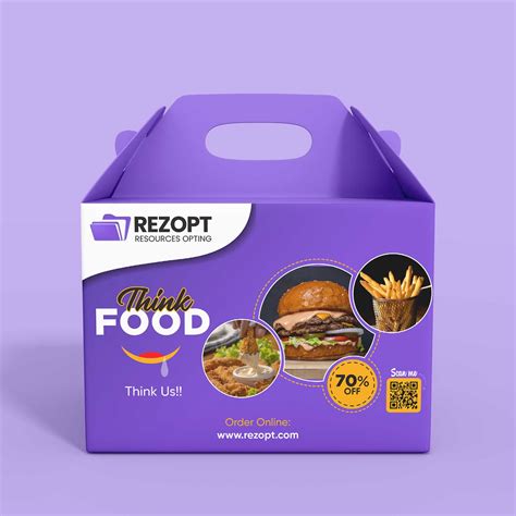 Lunch Box Mockup PSD 